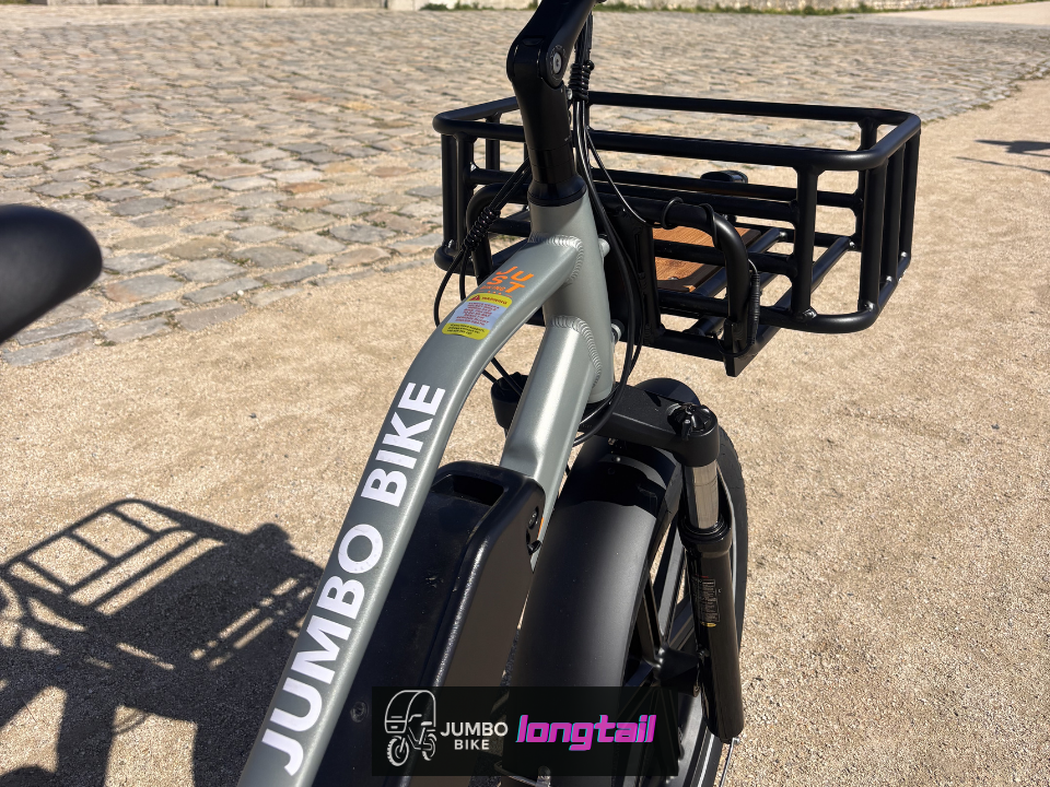 Jumbo Bike LONGTAIL vélo électrique 2 ou 3 enfants