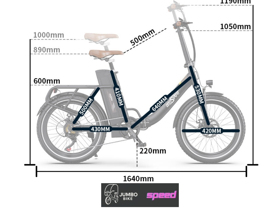 Jumbo Bike SPEED Le vélo pliable électrique