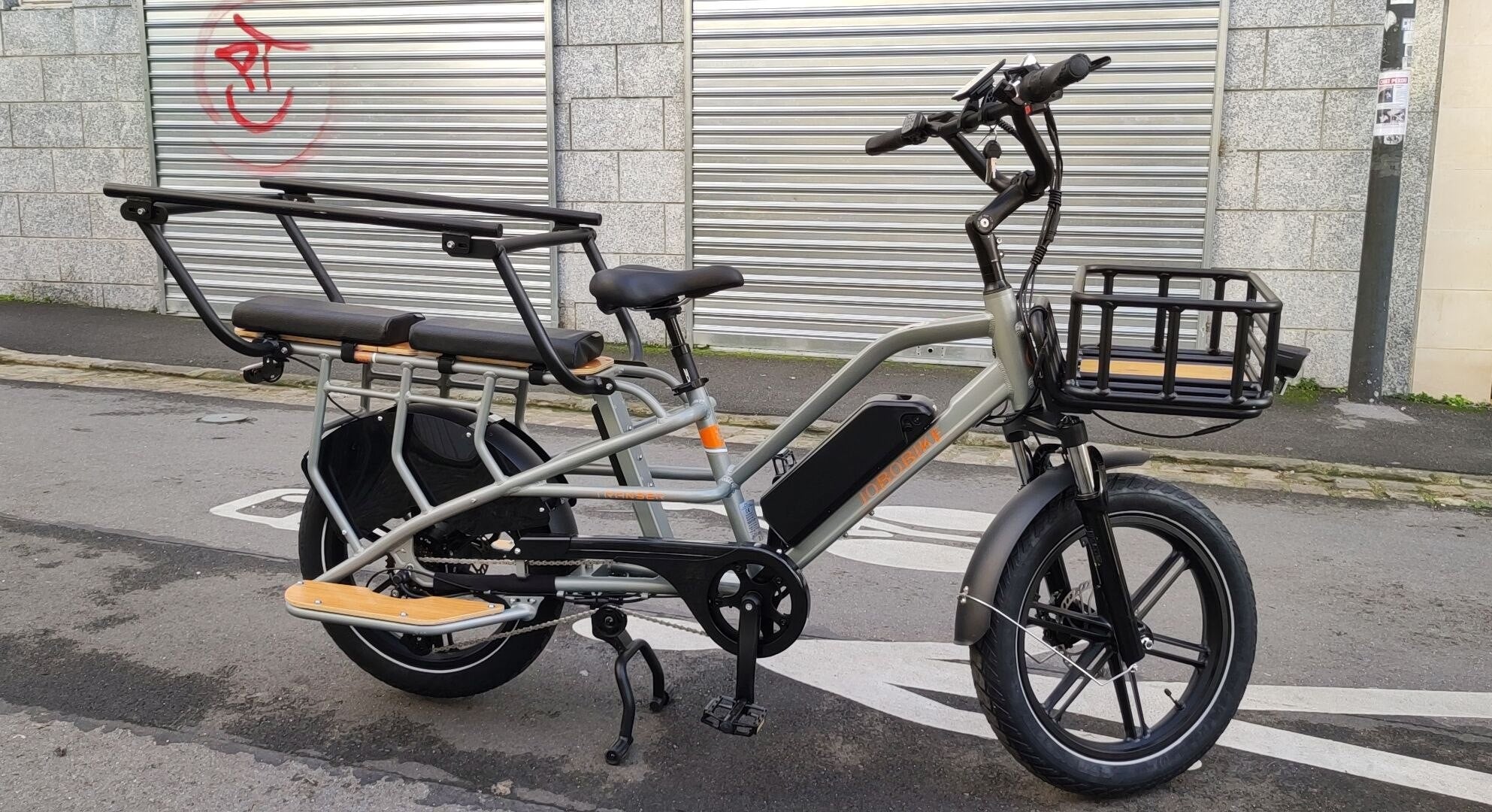 Jumbo Bike LONGTAIL vélo électrique 2 ou 3 enfants