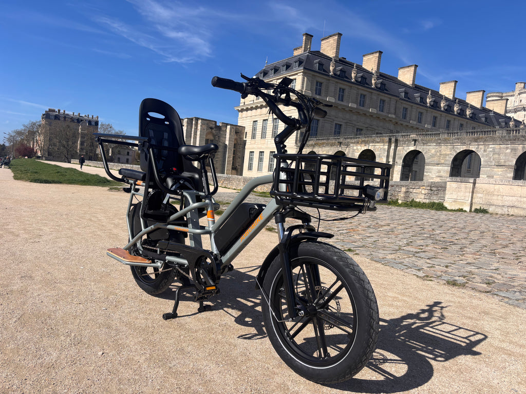 Jumbo Bike LONGTAIL vélo électrique 2 ou 3 enfants