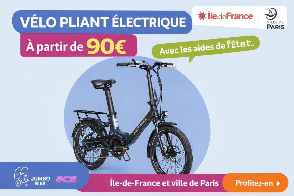 Jumbo Bike SPEED Le vélo pliable électrique